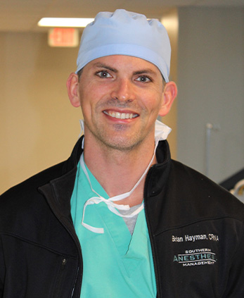 Brian Hayman, CRNA