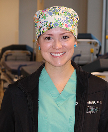 Caroline Usher, CRNA